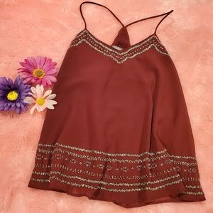 Beaded cami